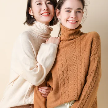2019 Women Sweater And Pullovers Knitted Turtleneck Long Sleeve Women Sweater Autumn Pullovers Femme Tricot Pull Femme
2019 Women Sweater And Pullovers Knitted Turtleneck Long Sleeve Women Sweater Autumn Pullovers Femme Tricot Pull Femme
