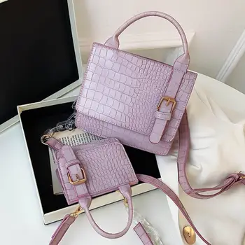 Crocodile pattern Mini Square Tote bag 2020 New High-quality PU Leather Women's Designer Handbag Travel Shoulder Messenger Bag
Crocodile pattern Mini Square Tote bag 2020 New High-quality PU Leather Women's Designer Handbag Travel Shoulder Messenger Bag