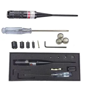 Pinty Bore Sighter Kit Red Laser for .22 to .50 Caliber Rifles Red Dot Bore Sight
Pinty Bore Sighter Kit Red Laser for .22 to .50 Caliber Rifles Red Dot Bore Sight