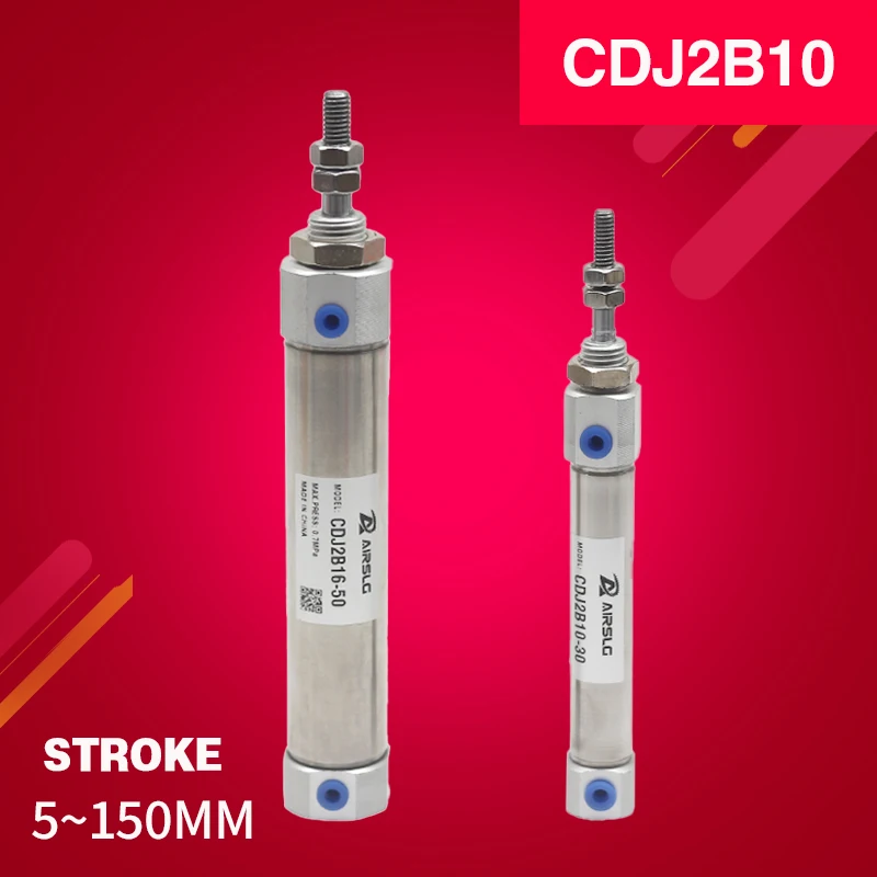 Free Shipping CDJ2B CDJ2B10 Mini Pneumatic Cylinder Double Acting Single Rod -5-10-20-25-30-35-40-45-50-55-60-75-100-125-150 Air
Free Shipping CDJ2B CDJ2B10 Mini Pneumatic Cylinder Double Acting Single Rod -5-10-20-25-30-35-40-45-50-55-60-75-100-125-150 Air