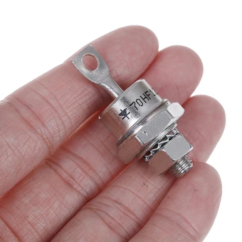 Hot New 70HF120/70HFR120 70A 1200V High Power Rectifier Metal Stud Type Rectifier Diodes Accessories 
Hot New 70HF120/70HFR120 70A 1200V High Power Rectifier Metal Stud Type Rectifier Diodes Accessories