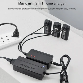 Battery Charger AC Multi 3 Power Supply Space-saving Charging Easily Carrying Parts Adapter for DJI Mavic Mini Supplies
Battery Charger AC Multi 3 Power Supply Space-saving Charging Easily Carrying Parts Adapter for DJI Mavic Mini Supplies
