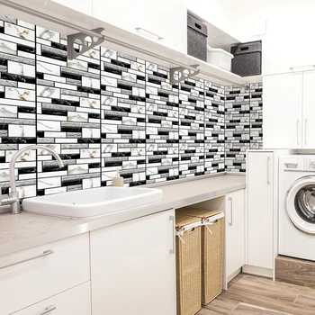 10Pcs 30CM Large 3D Wall Sticker Tile Self-adhesive Kitchen Cover Bathroom Room Decoration Waterproof PVC Wallpaper Stickers
10Pcs 30CM Large 3D Wall Sticker Tile Self-adhesive Kitchen Cover Bathroom Room Decoration Waterproof PVC Wallpaper Stickers
