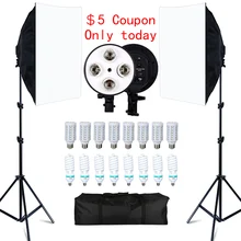 Softbox Lighting Kit Photography Continuous 45/135W Bulbs 4in1 Bulb Socket Light Suit With 2m Tripod Stand Studio Photo Softbox
Softbox Lighting Kit Photography Continuous 45/135W Bulbs 4in1 Bulb Socket Light Suit With 2m Tripod Stand Studio Photo Softbox