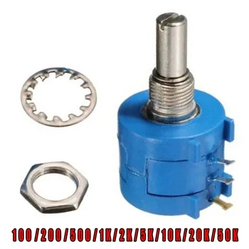 10 Turn Potentiometer 3590S Wirewound Variable Multi-Turn POT Tools Set Adjustable Resistor
10 Turn Potentiometer 3590S Wirewound Variable Multi-Turn POT Tools Set Adjustable Resistor