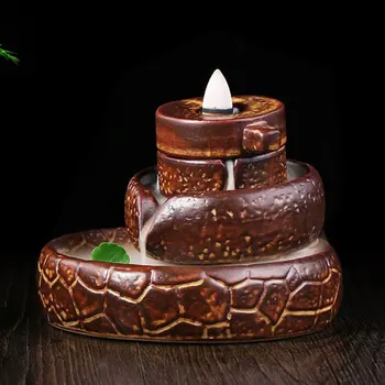 Creative Backflow Incense Burners Ceramics Agarwood Sandalwood Double Layer Censer Stone Mill Tea Ceremony Office Decoration
Creative Backflow Incense Burners Ceramics Agarwood Sandalwood Double Layer Censer Stone Mill Tea Ceremony Office Decoration