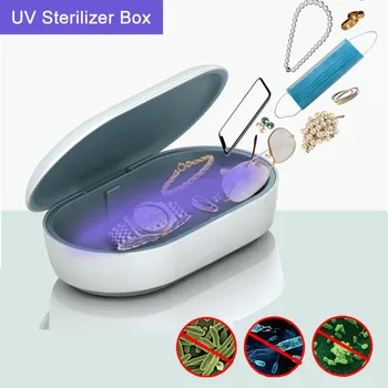 2 in 1 UV Light Sterilizer Box Phone Cleaner UV Sterilizer Lamp with Wireless charging Sanitizer Disinfection Cabinet
2 in 1 UV Light Sterilizer Box Phone Cleaner UV Sterilizer Lamp with Wireless charging Sanitizer Disinfection Cabinet