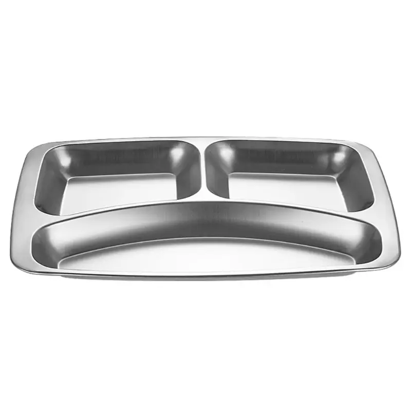 Stainless Steel Divided Dinner Tray Lunch Container Food Plate for School Canteen 3/4/5 Section
Stainless Steel Divided Dinner Tray Lunch Container Food Plate for School Canteen 3/4/5 Section