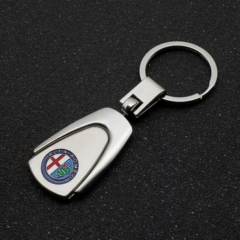 Metal Car Keychain Key Chain key ring Car Interior For Alfa Romeo 147 156 Giulietta Giulia Mito Stelvio Brera Spider accessories
Metal Car Keychain Key Chain key ring Car Interior For Alfa Romeo 147 156 Giulietta Giulia Mito Stelvio Brera Spider accessories