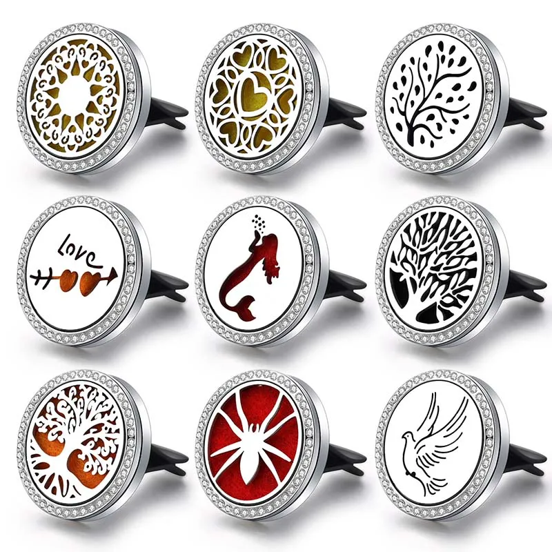 Wholesale Tree Of Life Zircon Car Air Freshener Locket Essential Oil Diffuser Perfume Car Clip Pendant Aromatherapy Car Jewelry
Wholesale Tree Of Life Zircon Car Air Freshener Locket Essential Oil Diffuser Perfume Car Clip Pendant Aromatherapy Car Jewelry