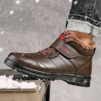 Genuine Leather Winter Shoes Men Boots Casual Man Snow Boots Warm Fur Shoes Cold Winter Men Ankle Boots Male Shoes KA1895
Genuine Leather Winter Shoes Men Boots Casual Man Snow Boots Warm Fur Shoes Cold Winter Men Ankle Boots Male Shoes KA1895