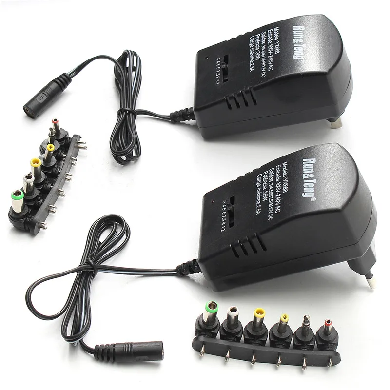 Multi Voltage 3v 4.5v 5v 6v 9v 12v DC Adaptor Adjustable Power Adapter Universal Charger Power Supply Converter Cable 6 Plugs
Multi Voltage 3v 4.5v 5v 6v 9v 12v DC Adaptor Adjustable Power Adapter Universal Charger Power Supply Converter Cable 6 Plugs