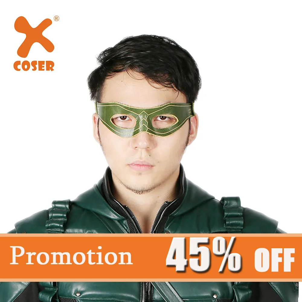 Xcoser Green Arrow Mask Updated Version Oliver Queen Cosplay Green Leather Eye Patch Mask For Halloween
Xcoser Green Arrow Mask Updated Version Oliver Queen Cosplay Green Leather Eye Patch Mask For Halloween
