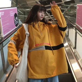 Oversize Autumn ulzzang korean Hoodie Females Casual Clothing Harajuku pullover letter print zipper full Hoodies Sweatshirts
Oversize Autumn ulzzang korean Hoodie Females Casual Clothing Harajuku pullover letter print zipper full Hoodies Sweatshirts