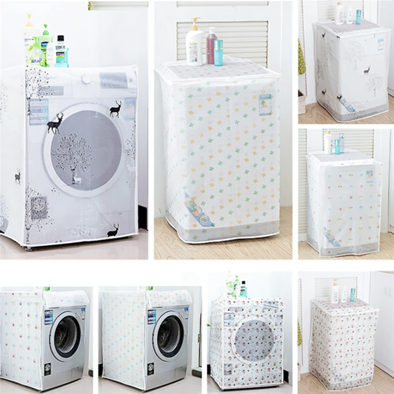 Transparent Waterproof Washing Machine Cover Sunscreen Home Automatic Impeller Roller Dust Cover For Drum Accessories
Transparent Waterproof Washing Machine Cover Sunscreen Home Automatic Impeller Roller Dust Cover For Drum Accessories