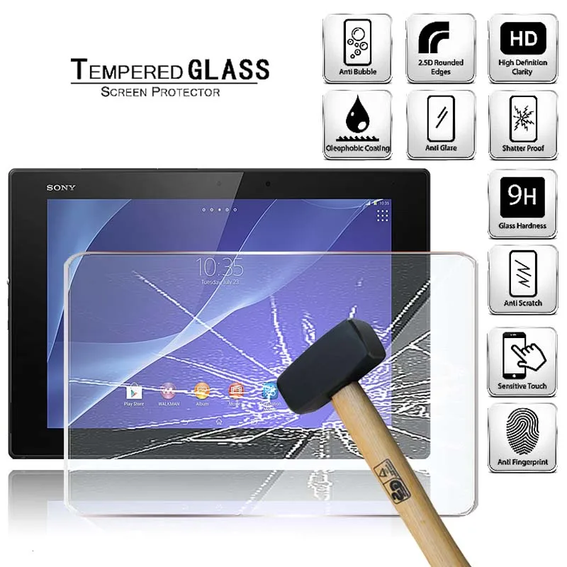 Tablet Tempered Glass Screen Protector Cover for Sony Xperia Z2 Tablet LTE Anti-Scratch Anti-Screen breakage HD tempered film
Tablet Tempered Glass Screen Protector Cover for Sony Xperia Z2 Tablet LTE Anti-Scratch Anti-Screen breakage HD tempered film