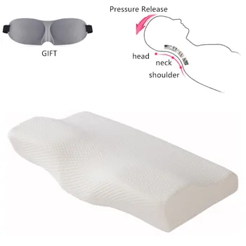 Memory Foam Pillow Orthopedic Sleeping Bedding Pillows Butterfly Shaped Ergonomic Cervical Pillow Comfortable Neck Protection
Memory Foam Pillow Orthopedic Sleeping Bedding Pillows Butterfly Shaped Ergonomic Cervical Pillow Comfortable Neck Protection