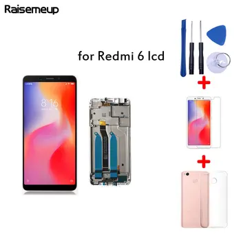 AAAA Quality LCD For Redmi 6 LCD Display Screen Digitizer Replacement Assembly with Frame With Tools&Tempered film&TPU Case
AAAA Quality LCD For Redmi 6 LCD Display Screen Digitizer Replacement Assembly with Frame With Tools&Tempered film&TPU Case