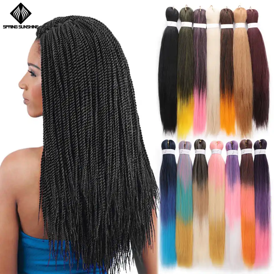 Dlinnye Ez Legkie Pletenye Volosy Dzhambo Kosichki Sinteticheskie Pletenye Volosy Ombre Vyazanye Kosichki Predvaritelno Rastyagivayushiesya Volosy Dlya Narashivaniya Aliexpress
