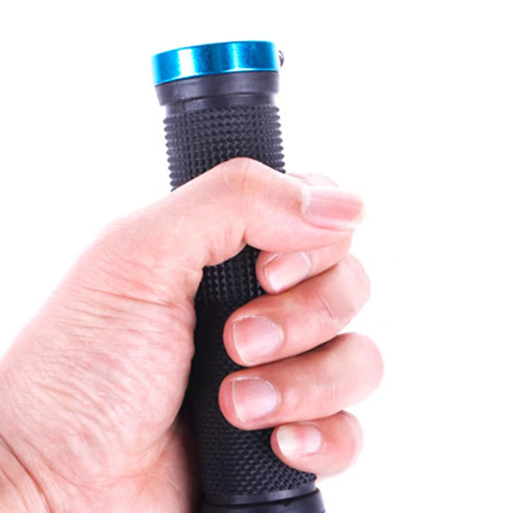 1 Pair MTB Road Bike Handlebar Grips Soft Rubber Anti-Slip Ergonomic Bicycle Handle Bar End Lock On Smooth Handle Cover BC0029 (5)