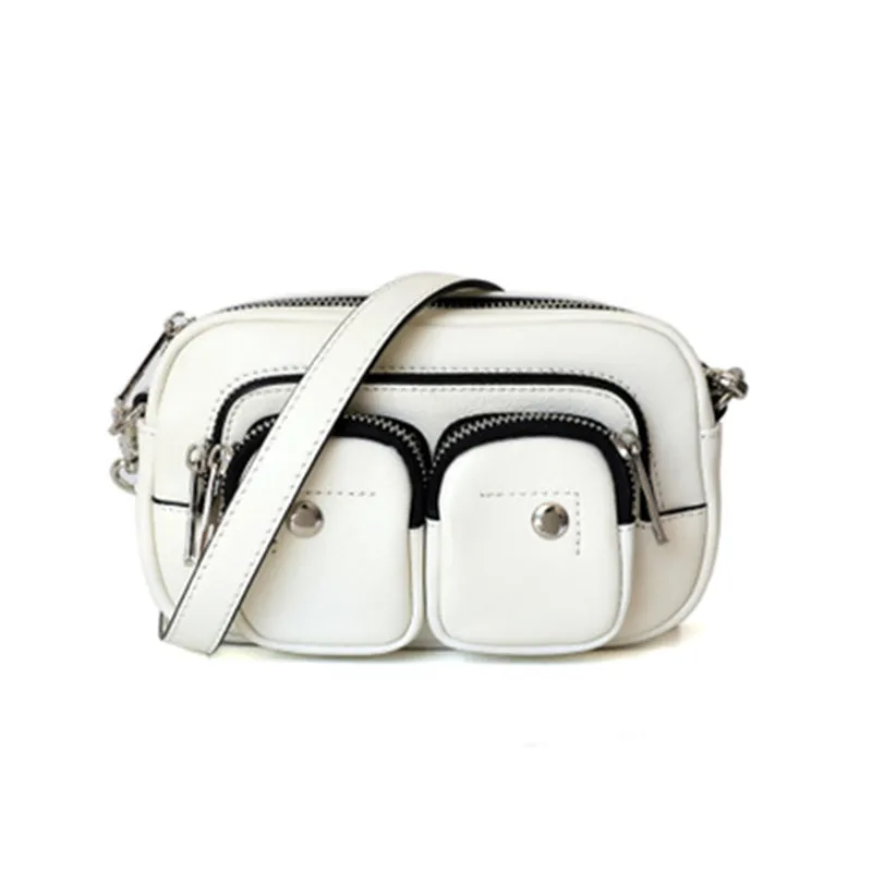 Natural Cowhide Leather Bag Multi Pocket Shoulder Bag 2020 New Arrival Women Messenger Bag Motorbiker Crossbody Bag Women Tote
Natural Cowhide Leather Bag Multi Pocket Shoulder Bag 2020 New Arrival Women Messenger Bag Motorbiker Crossbody Bag Women Tote