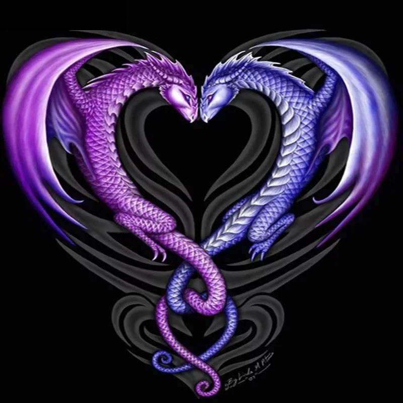 Foreign Trade Wholesale Diamond Painting DIY5d Double Chinese Dragons Heart Shape Full of Crystals Living Room Manufacturers Dir
Foreign Trade Wholesale Diamond Painting DIY5d Double Chinese Dragons Heart Shape Full of Crystals Living Room Manufacturers Dir