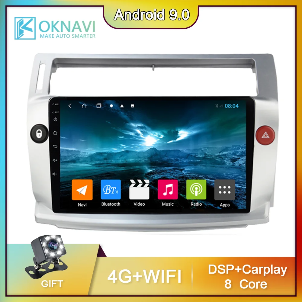 for Citroen C4 C-Triomphe C-Quatre Car Radios With Navigation Bluetooth 2 Din CD Player Android 9.0 2004-2009Multimedia Stereo
for Citroen C4 C-Triomphe C-Quatre Car Radios With Navigation Bluetooth 2 Din CD Player Android 9.0 2004-2009Multimedia Stereo