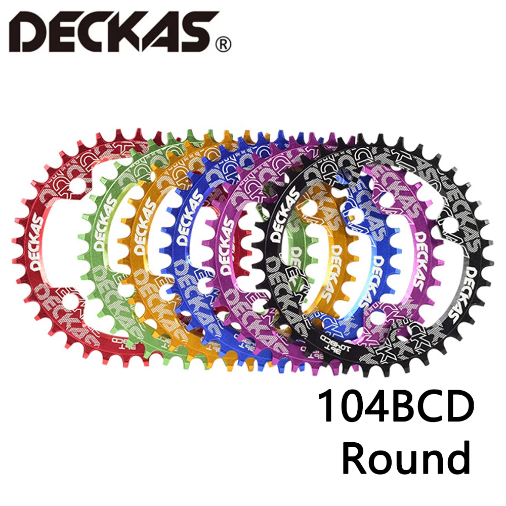 Детали для велоспорта Deckas 104BCD круглая узкая широкая Звездочка горного