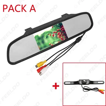 Car 4.3-Inch Rear View Monitor LCD Monitor + Universal License Plate Frame Rearview Camera High-definition
Car 4.3-Inch Rear View Monitor LCD Monitor + Universal License Plate Frame Rearview Camera High-definition