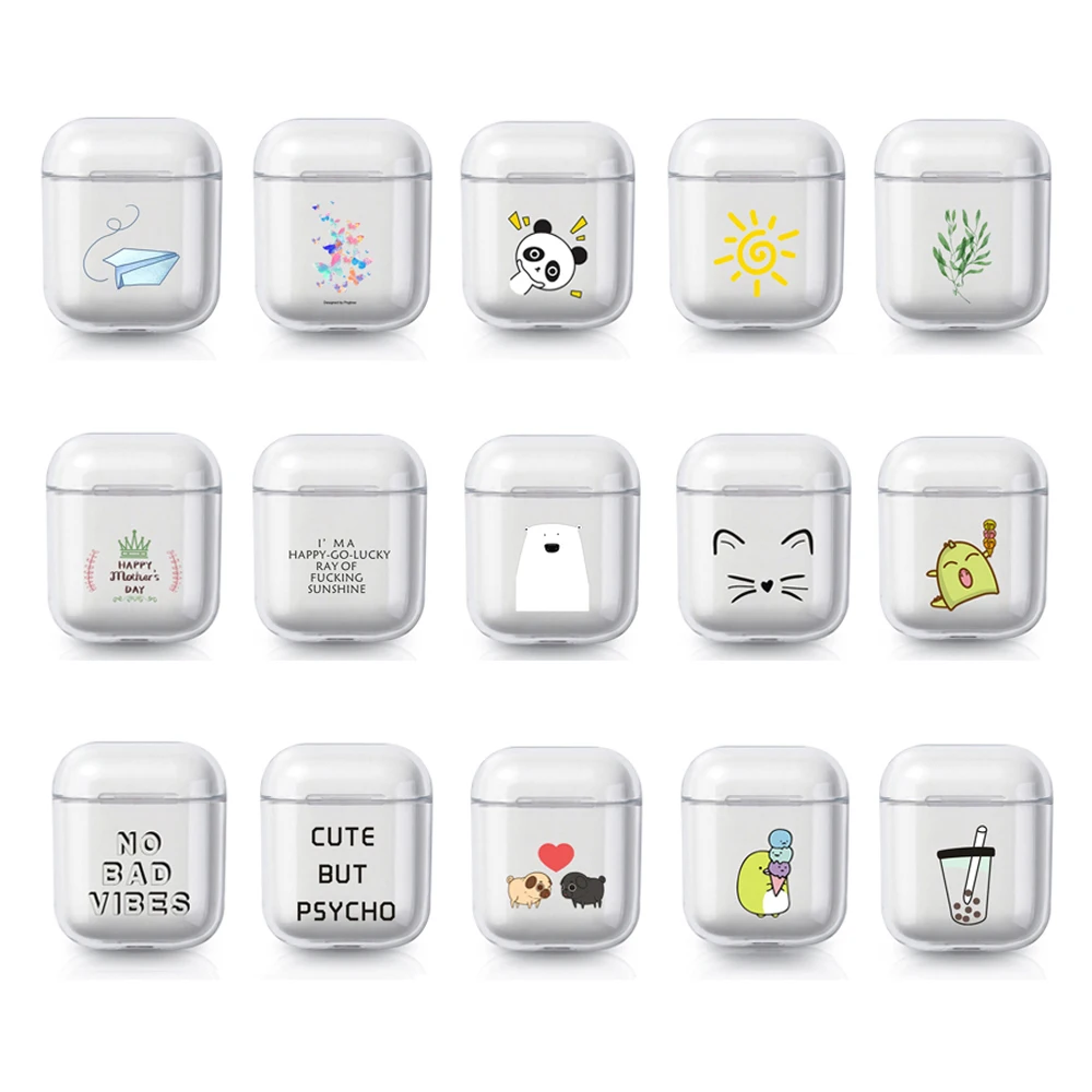 1PC Cute Cartoon DIY Transparent Hard PC Earphone Case Wireless Headphone Protective Cover Charging Box for Apple for Airpods
1PC Cute Cartoon DIY Transparent Hard PC Earphone Case Wireless Headphone Protective Cover Charging Box for Apple for Airpods
