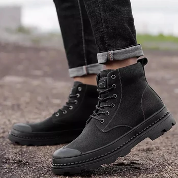 Genuine Leather Ankle Boots For Men Winter Shoes Fashion Snow Boots Non-slip Water Proof Outdoor Sneakers Combat Military Boots 
Genuine Leather Ankle Boots For Men Winter Shoes Fashion Snow Boots Non-slip Water Proof Outdoor Sneakers Combat Military Boots