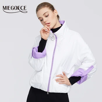 MIEGOFCE 2020 New Designer Spring Women Coat Collection Short Length Collar Design Jacket Coat Design Sleeves That Goes in 3/4
MIEGOFCE 2020 New Designer Spring Women Coat Collection Short Length Collar Design Jacket Coat Design Sleeves That Goes in 3/4