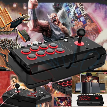 DC5V PG-9059 USB Wired Fighting Joystick Arcade Fight Stick Game Controller with Turbo Macro for PS4 PS3 NS Switch
DC5V PG-9059 USB Wired Fighting Joystick Arcade Fight Stick Game Controller with Turbo Macro for PS4 PS3 NS Switch