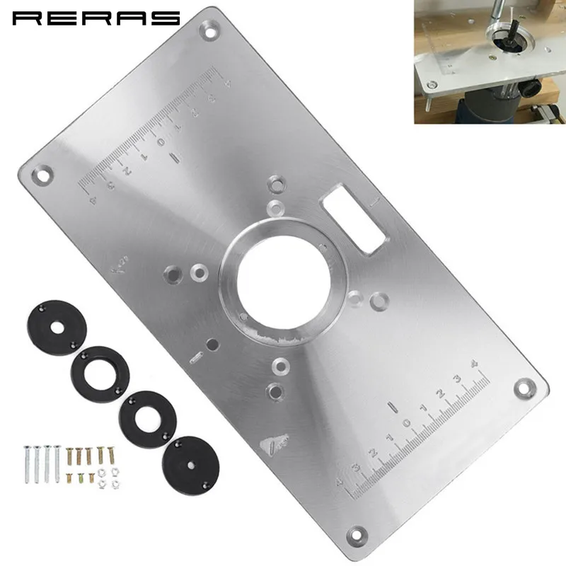 Woodworking Aluminum Alloy Router Table Insert Plate Mounting Base For Makita 700C | Инструменты