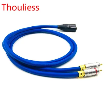 Thouliess Pair HIFI US-CMC RCA to XLR Balacned Audio Cable RCA Male to XLR Male Interconnect Cable with CARDAS Clear-Light-USA
Thouliess Pair HIFI US-CMC RCA to XLR Balacned Audio Cable RCA Male to XLR Male Interconnect Cable with CARDAS Clear-Light-USA