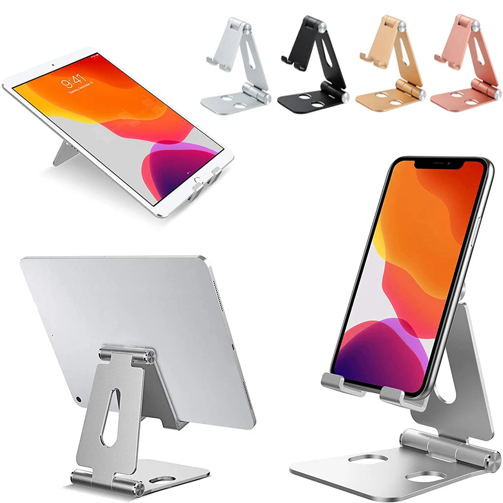 Universal Phone Stand e-Reader Tablet Holder Aluminum Alloy Desktop Mobile Bracket For iPhone iPad Samsung Huawei Xiaomi | Компьютеры и