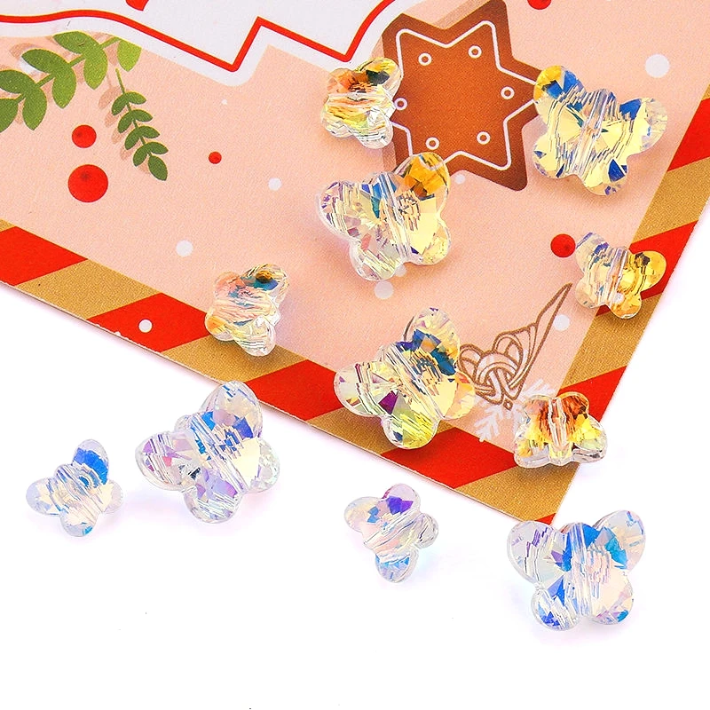 6x8/8x10/10x14mm Crystal Butterfly Pendant Glass Butterfly Charms Rhinestones Beads For Earring Making DIY Jewelry Findings
6x8/8x10/10x14mm Crystal Butterfly Pendant Glass Butterfly Charms Rhinestones Beads For Earring Making DIY Jewelry Findings