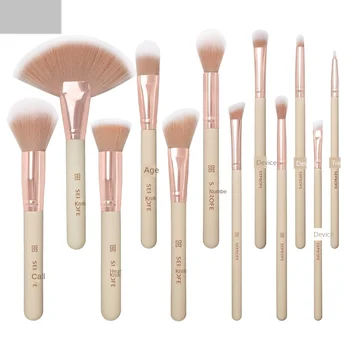 12 Uds. Juego de brochas de maquillaje de tubo de oro rosa de Color queso para maquillaje
12 Uds. Juego de brochas de maquillaje de tubo de oro rosa de Color queso para maquillaje