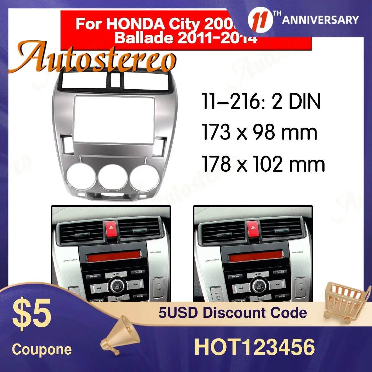Рамка Верхняя панель радио Fascia ДЛЯ Honda City 2008-2014 Ballade 2011-2014 стерео Fascia Dash CD установочная рамка в комплекте
Рамка Верхняя панель радио Fascia ДЛЯ Honda City 2008-2014 Ballade 2011-2014 стерео Fascia Dash CD установочная рамка в комплекте