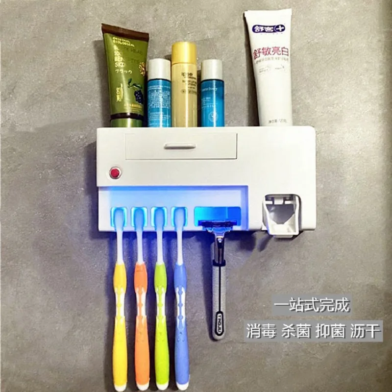 Фото Держатель для зубных щеток с УФ-защитой автоматический стерилизатор | Стерилизатор зубных щеток (1005003218706454)