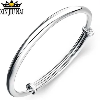 silver 999 bracelet for Women Fashion Round Bangle Bracelet Femme Wristband Beleklik jewelry adjustable bangle anillos silver
silver 999 bracelet for Women Fashion Round Bangle Bracelet Femme Wristband Beleklik jewelry adjustable bangle anillos silver