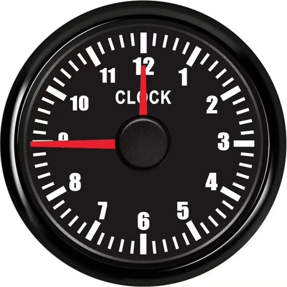 1pc Pointer Type Clock Gauges Tuning 52mm Boat Clock Meters 0-12Hours Hourmeters Red Backlight for Auto Ship Yacht Motorcycle
1pc Pointer Type Clock Gauges Tuning 52mm Boat Clock Meters 0-12Hours Hourmeters Red Backlight for Auto Ship Yacht Motorcycle