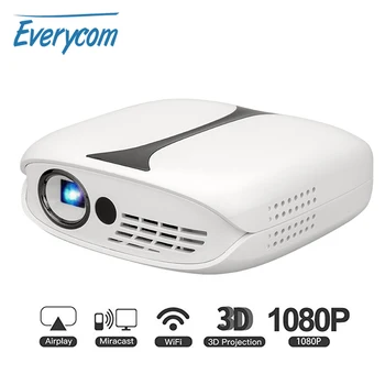 Everycom RD606 Mini Projector HD LED DLP 3d Wifi Projector Optional Android 7.1 Pocket Pico Projectors Battery Support 1080p
Everycom RD606 Mini Projector HD LED DLP 3d Wifi Projector Optional Android 7.1 Pocket Pico Projectors Battery Support 1080p