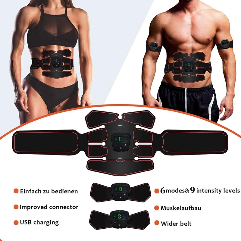 LCD Muscle Stimulator Toner EMS Hip Abdominal Trainer Vibration Slimming Belt Body Massage Workout Machine USB Rechargeable
LCD Muscle Stimulator Toner EMS Hip Abdominal Trainer Vibration Slimming Belt Body Massage Workout Machine USB Rechargeable