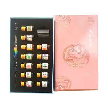 Painting Decor Glass Pen Set With Holder Signatures For Calligraphy 12 Colors Ink Gift Kids Stationery Writing Easy Clean Art
Painting Decor Glass Pen Set With Holder Signatures For Calligraphy 12 Colors Ink Gift Kids Stationery Writing Easy Clean Art