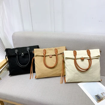 Trend Canvas Handbag Fold Design Shoulder Bags Crossbody Daily Messenger Bags Work Bag Dropshipping Bag Female Wholesale Handbag 
Trend Canvas Handbag Fold Design Shoulder Bags Crossbody Daily Messenger Bags Work Bag Dropshipping Bag Female Wholesale Handbag