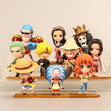 10pcs One Piece Action Figure Luffy Roronoa Zoro Nami Usopp Sanji Tony Chopper Desktop Ornament Model Toy Collection Gift
10pcs One Piece Action Figure Luffy Roronoa Zoro Nami Usopp Sanji Tony Chopper Desktop Ornament Model Toy Collection Gift
