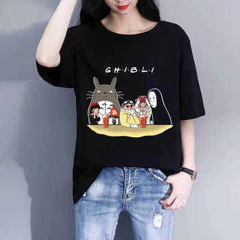 Totoro Harajuku Ullzang T Shirt Women Studio Ghibli Kawaii T-shirt Miyazaki Hayao Funny Cartoon Tshirt Cute 90s Top Tees Female
Totoro Harajuku Ullzang T Shirt Women Studio Ghibli Kawaii T-shirt Miyazaki Hayao Funny Cartoon Tshirt Cute 90s Top Tees Female