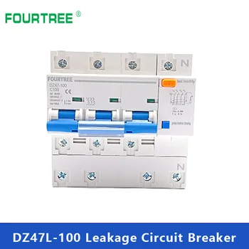 Miniature Residual Circuit Breaker DZ47-100LE With Over Current And Leakage Protection RCBO 1P+N 2P 3P+N 4P Line + Neutral
Miniature Residual Circuit Breaker DZ47-100LE With Over Current And Leakage Protection RCBO 1P+N 2P 3P+N 4P Line + Neutral