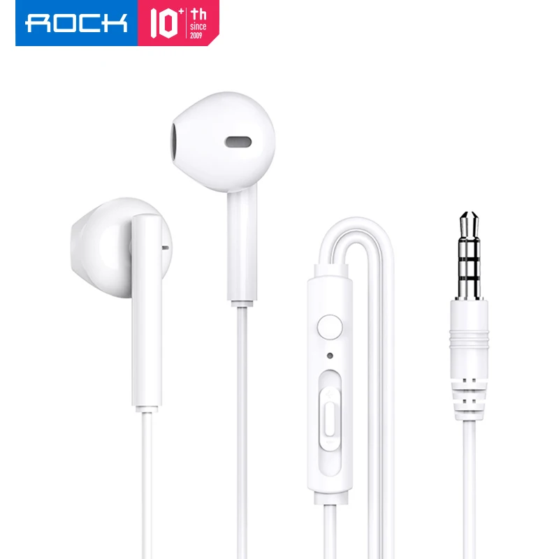 ROCK 3.5mm Earphone In-Ear Sport Earphones with Mic Control Volume Button Headset MP3 Music for Xiaomi for Huawei
ROCK 3.5mm Earphone In-Ear Sport Earphones with Mic Control Volume Button Headset MP3 Music for Xiaomi for Huawei